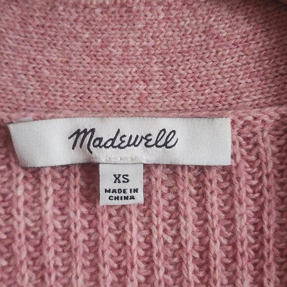 Madewell Sweater Womens XS Merino Wool Blend Button Pullover Do Well - Picture 5 of 10